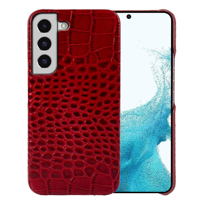Genuine Leather Case for Samsung Galaxy S22 S23 S21 S20 Ultra Plus S10 Note 20 10 A53 Crocodile Pattern Phone Cover Back Shell