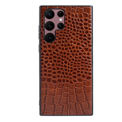 Genuine Leather Cover Case for Samsung Galaxy S22 Ultra S23 S21 S20 FE S10 Plus Note 20 10 A53 A51 A52 5G A72 A71 Phone Shell