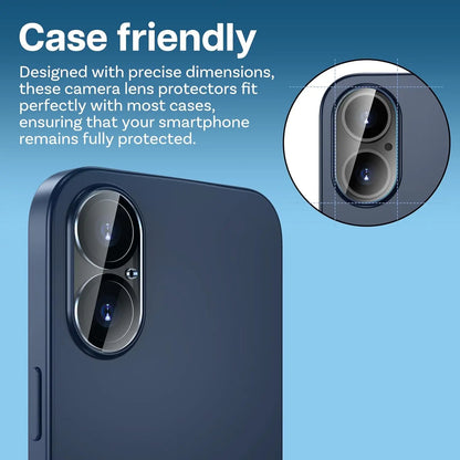 4Pcs Camera Protector For iPhone 17 16 15 14 13 Pro Max Mini 17Air Tempered Glass Len Screen Protectors Film For iPhone 17 16