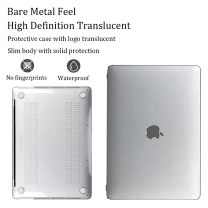 Laptop Cases For Macbook Pro 14/16 Pro/Max M5 Chip 2026 Case ,For Macbook Air 13.6 M5 M4 M3 M2 2026-2022 Cover,Crystal Clear