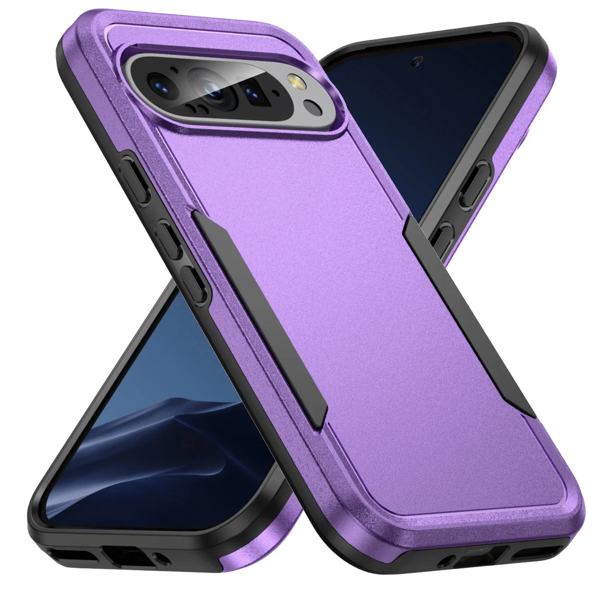 Shockproof Hybrid Case Dual Layer Cover for Google Pixel 10 9 Pro XL 10A 8 Pro 7 7A 7 Pro 6 6A 6 Pro 4G 5G Screen Protector Case