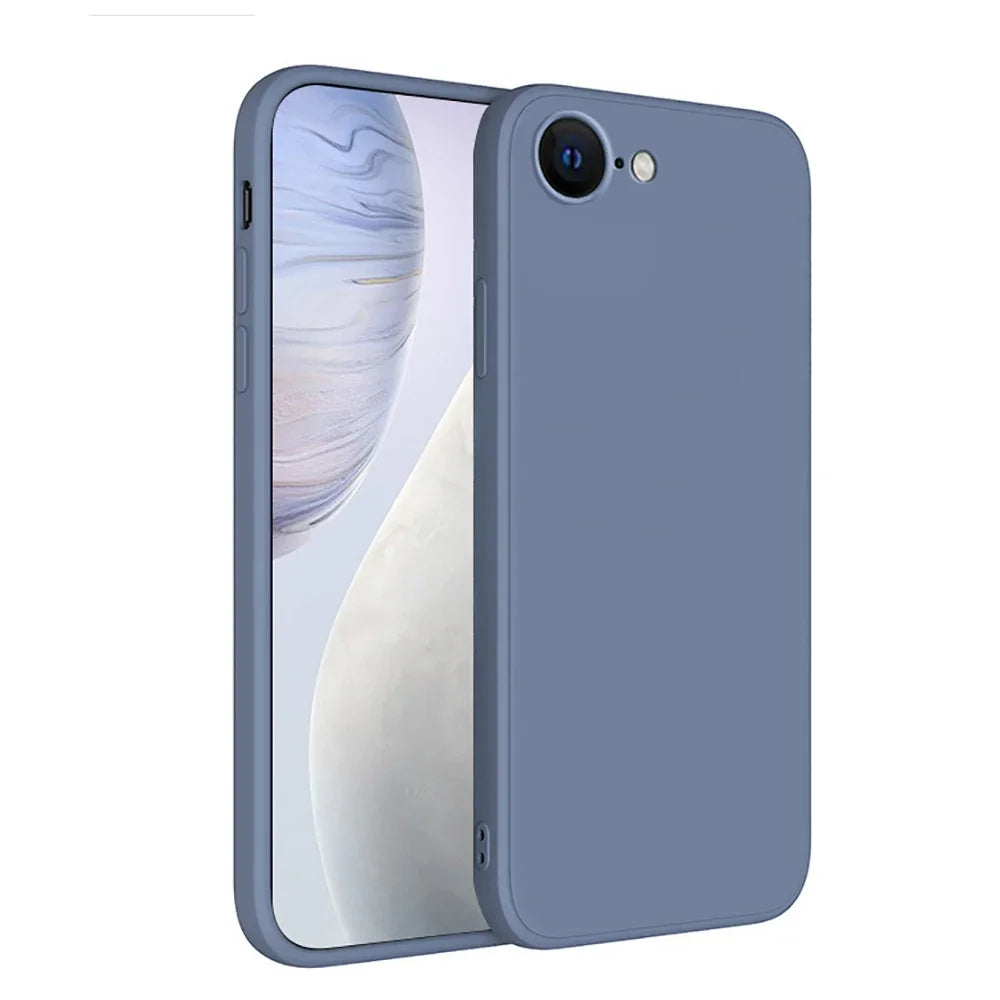 Luxury Phone Case For iPhone 16E For Apple iPhone 16E Cover 6.1 inch Original Liquid Silicone Rubber Shockproof Bumper Cover