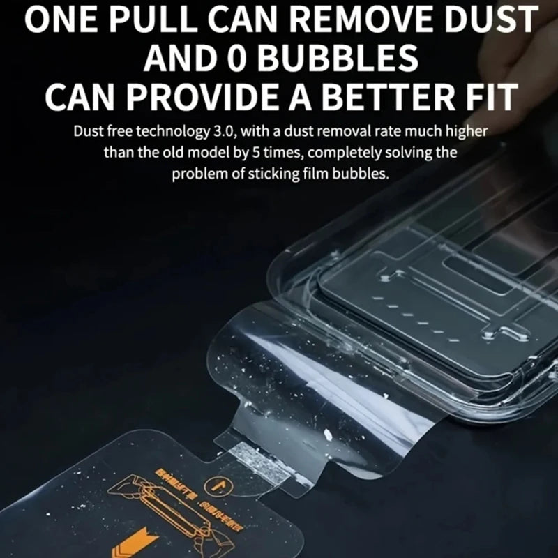 One-Click Dust Free Glass For iPhone Duo Glass Oleophobic Screen Protector Film For APPLE iPhone Duo Tempered Glass Fold Ultra