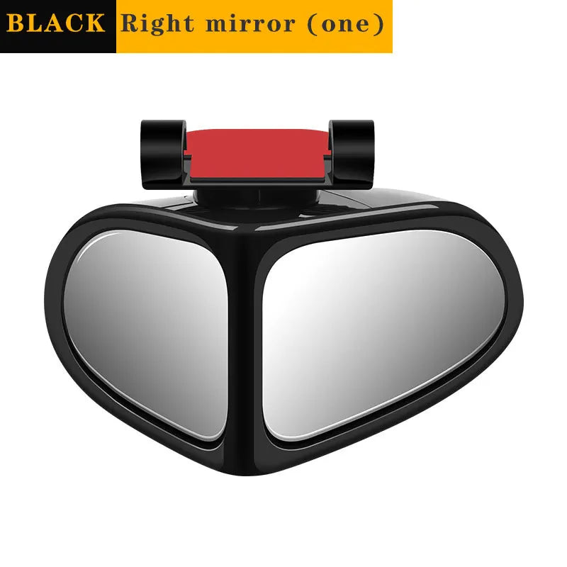 1 Pair 360 Degree HD Car Blind Spot Mirror Rotatable Adjustable Wide Angle Exterior Automobile Rear View Mirror Parking Mirrorb