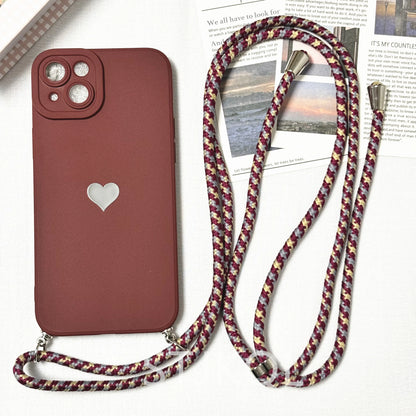 Neck Lanyard Strap Cord Chain Case For Samsung Galaxy S20 Ultra S7 S8 S9 S10 Plus Note 10 Lite Note 8 9 10 plus 20 Ultra  Cover