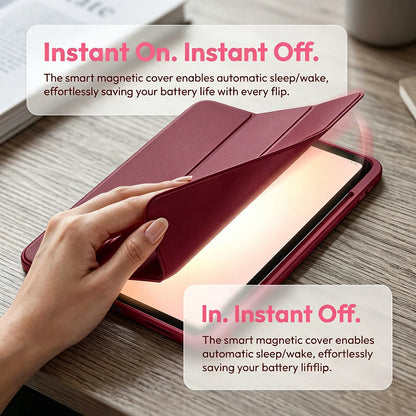 For Apple iPad (A16) 11th 11'' 2025/10th 10.9'' 2022 Generation Case with Pencil Holder, Hybrid iPad 11 10 Case with Clear Back