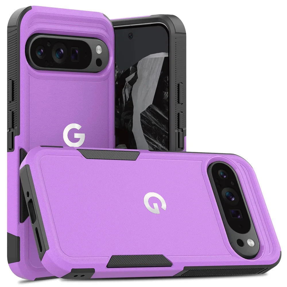 2IN1 Military Grade Anti-Drop OTT Armor Phone Case For Google Pixel 10 Pro XL 9 Pro 8 7 A Rugged Shockproof Protect Cover Funda