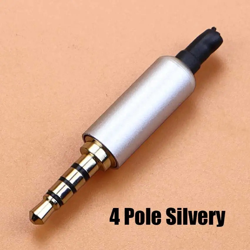 1pcs 3.5mm Mono Stereo Headphone Plug DIY 2 3 4 Pole Male Audio Adapter 3.5 Speaker Earphone Jack AUX Solder Wire Connector