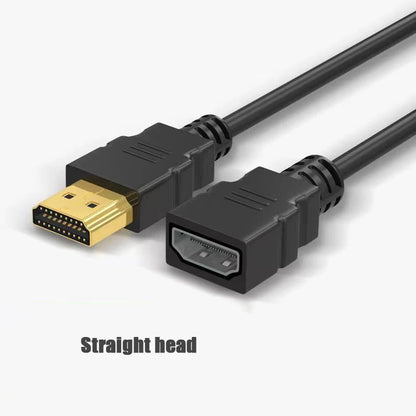 4K Elbow HDMI-compatible Extension Cable 90 Degree Down Angle Male to Female For HDMI 2.1 Cable 3D 60Hz Video HDR for TV Monitor