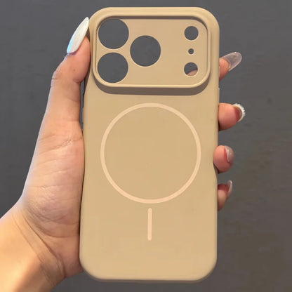 Luxury Liquid Silicone Original Case For iPhone 17 Pro Max Air 16 15 14 13 12 Plus Magsafe Shockproof Matte Soft Bumper Cover