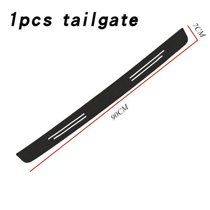 Car Door Sill Protector Carbon Fiber Threshold Stickers for Mazda 3 bk bl bj bn 323 Axela Atenza CX-3 CX-4 CX5 CX-7 CX-9 Auto