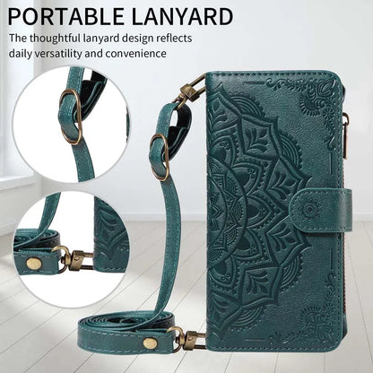 Leather Case For Samsung Galaxy S25 FE S26 Ultra S7 Edge S8 S9 Plus S10 Lite Note 10 8 Flip Wallet Zipper 9 Card Phone Cover