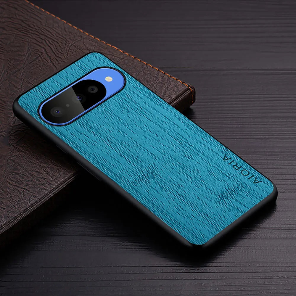 Case for Google Pixel 10 Pro XL Fold Bamboo Wood Pattern Leather Phone Cover Coque Funda for Google Pixel 10 Pro XL Case Capa