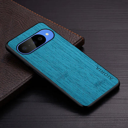 Case for Google Pixel 10 Pro XL Fold Bamboo Wood Pattern Leather Phone Cover Coque Funda for Google Pixel 10 Pro XL Case Capa