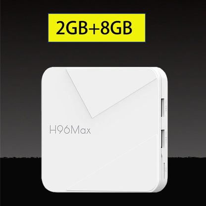 H96 Max Android 14 TV Box Rockchip RK3518 Quad Core 2.4G 5G Wifi6 BT 3D HD 100M LAN 8GB 16GB Voice Remote