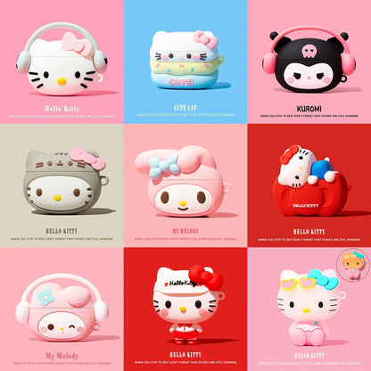 Cute Cartoon Case for AirPods 5 Pro3 Soft Shell Wireless Earphone for AirPods 4 Pro2 Case Earphone Accessories Protective Cover