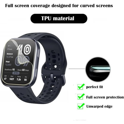 3PCS Clear HD Film Screen Protector For Huami Amazfit Bip 5 Bip6 SmartWatch Protective Films Cover TPU Coverage Accessories