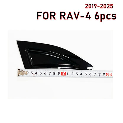 Window Visor for Toyota Rav-4 Rav4 2019-2025 | 6pcs Rain Guard Wind Deflector | Car Weather Shield Accessory
