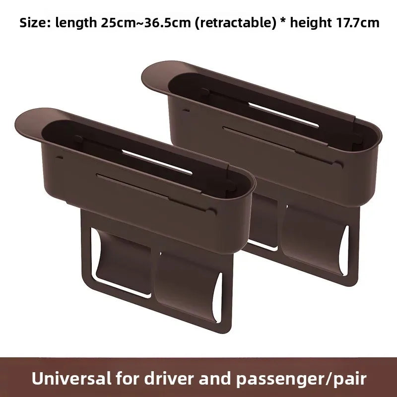 Car Seat Crevice Gaps Storage Box Seat Organizer Gap Slit Filler Holder For Wallet Phone Cigarette Slit Pocket Car Storag Box