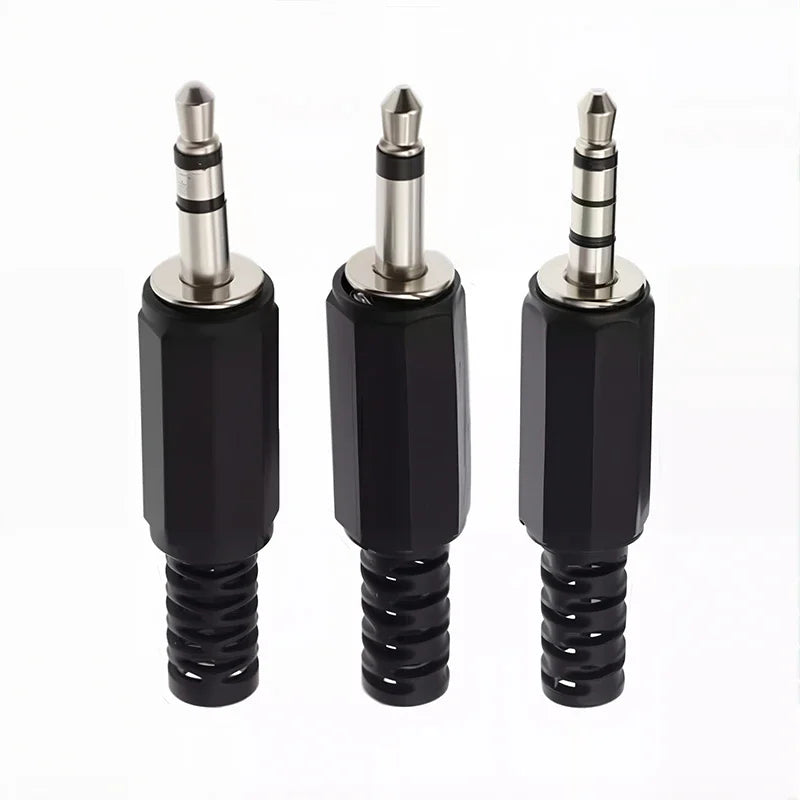 5/20PCS 3.5mm Audio Male Plug 3.5 Jack 2/3/4 Sections Connector for Microphone Headphone Audio Plug
