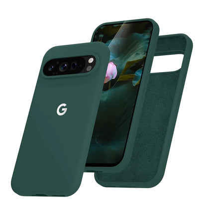 Matte Soft Liquid Silicone Slim Case for Google Pixel 8 9 10 11 Pro XL 6 7 8A 9A 10A 7A 6A Skin Feel Pure Color Ultra Thin Cover