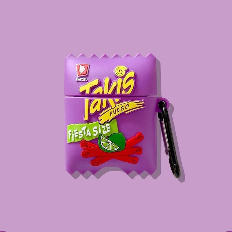3D Candy Silicone Earphone Case For Airpods 4 2024 Cute Cartoon Snacks Box Cover For Airpods 1 2 Pro 2 Cover For Airpods 3 2021