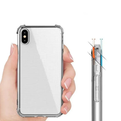 Drop Protection Clear Soft TPU Case for Iphone 17E 18 17 pro max 16e air X XS MAX XR 16E 11 12 13 14 plus 6 7 8 15 16 Cover