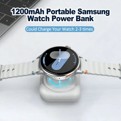 Magnetic Wireless Portable Watch USB Type-C Fast Charger for Samsung Galaxy Watch 8/8 Classic/7/7Ultra/6/Active 2 Fast Charging
