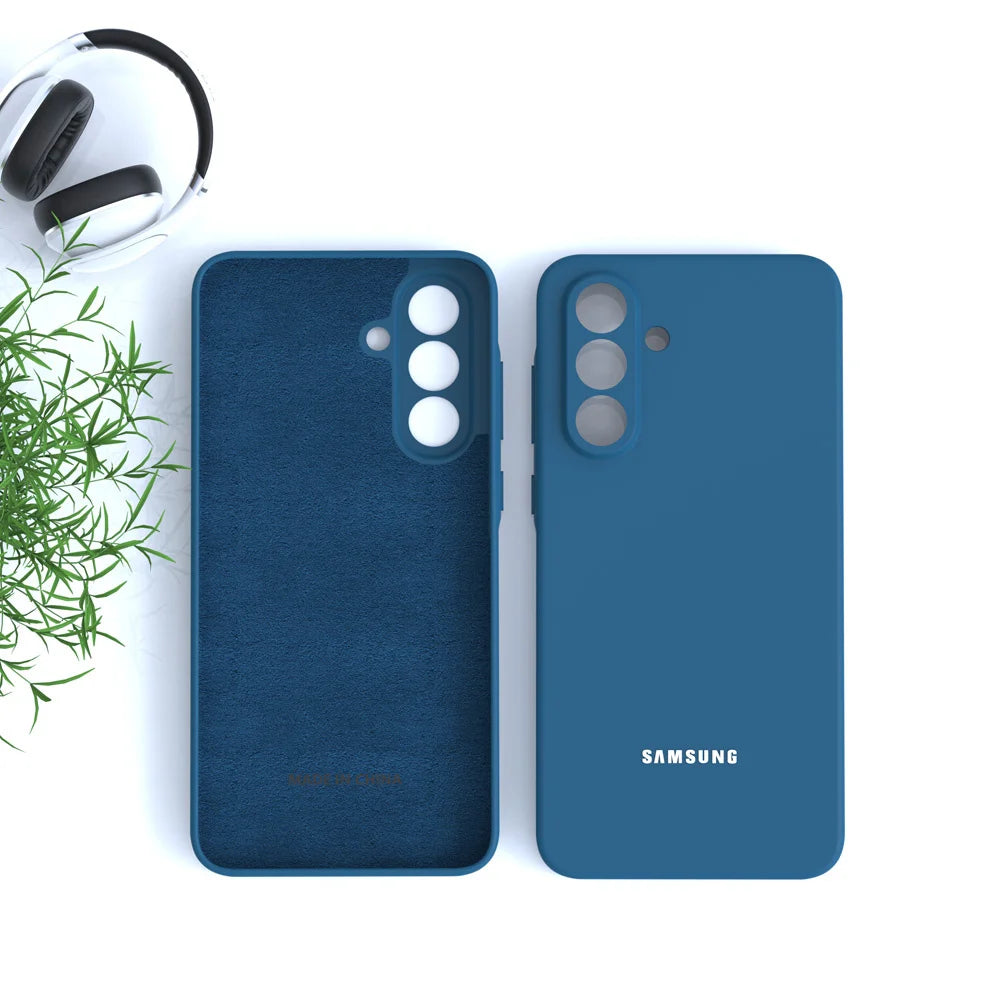 For Samsung Galaxy A56 A36 A16 A55 Case Soft Liquid Silicone A35 A15 A54 A34 S25 S24 S23 Ultra Thin Shockproof Phone Back Cover