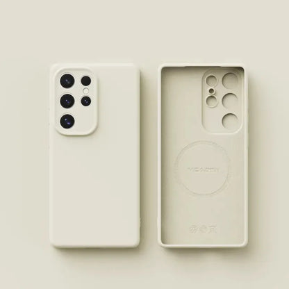 Original Liquid Silicone Magnetic Phone Case For Samsung Galaxy S26 S25 S24 S23 S 26 Ultra Plus Cases Wireless Charge Soft Cover