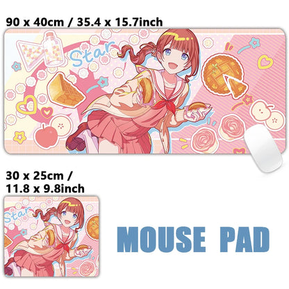 Project Sekai Birthday Full Character 25-ji Nightcord de PJSK Mouse pad Table Mat Gaming XXL Anime Mousepad Keyboard Desktop Mat