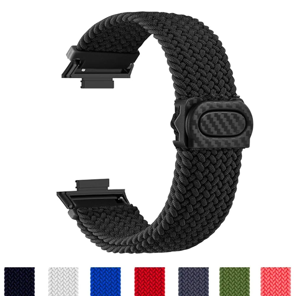 Braided Nylon for HUAWEI Watch Fit 2 Strap Smart Watch Accessories Wristband Belt Bracelet Correa for HUAWEI Watch Fit2 Band