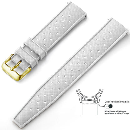 Tropical Silicone Watch Band Quick Release Watch Band 18mm 20mm 22mm Rubber Tropic Smart Watch Strap Waterpfroof Muti-Color