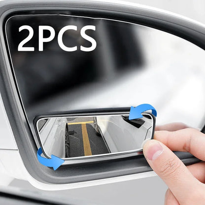 NEW 2PCS Car Side Mirrors Blind Zone Mirrors 60 Degree Wide Angle Additional Spherical Dead Zone Mirrors on Regular