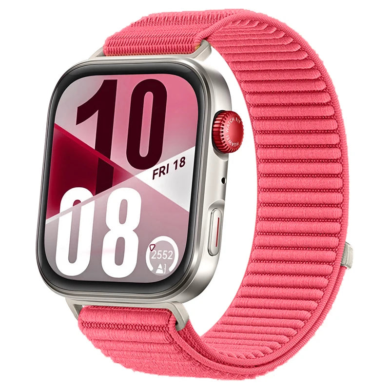 Sports Nylon Strap for Huawei Watch Fit 5 5Pro Smartwatch Woven Loop Wristband for Huawei Watch Fit3/4/4Pro Replacement Bracelet