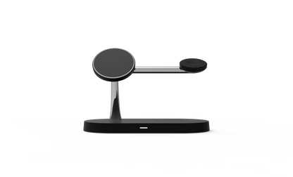 3 in 1 Wireless Charger Stand Magnetic For iPhone 12-17 Fast Charging Station for Apple Watch 11 10 9 8 7 6 5 Airpods 2 3 Pro