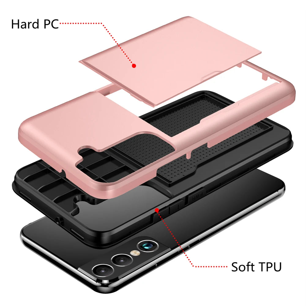 Wallet Cover For Samsung Galaxy S22 S20 S21 FE S10 Plus Case With Card Holder Shell For Galaxy S10e S22+ S21+ S22 Ultra 5G Funda