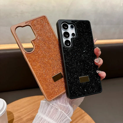 Trend Bling Glitter Diamond Case for Samsung Galaxy S26 S25 S24 S23 Plus Ultra Rhinestone Shockproof Hard Back Protective Cover