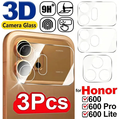 1/2/3Pcs HD Clear Tempered Glass Case Lens Protectors Cover for Honor 600/600 Pro/600 Lite 5G Anti-scratch Rear Camera Film