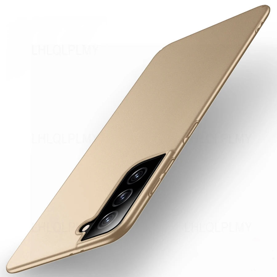 luxury Matte Back Ultra Thin Case For Samsung Galaxy S8 S9 S10 S20 S21 FE 5G S22 Plus S10e Note 8 9 10 Lite 20 Hard Cover Shell