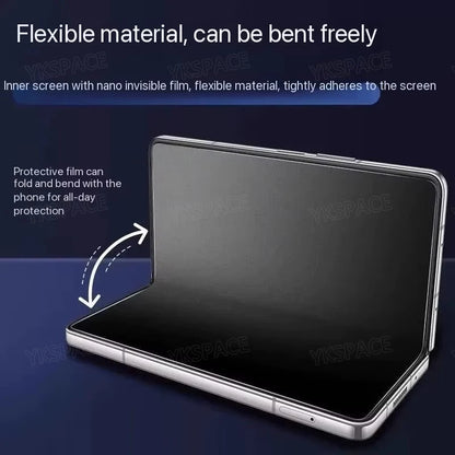 Matte Frosted HD Clear Hydrogel Film For iPhone Duo 7.6" Inner External Front Back Soft TPU Screen Protector Anti Fingerprint