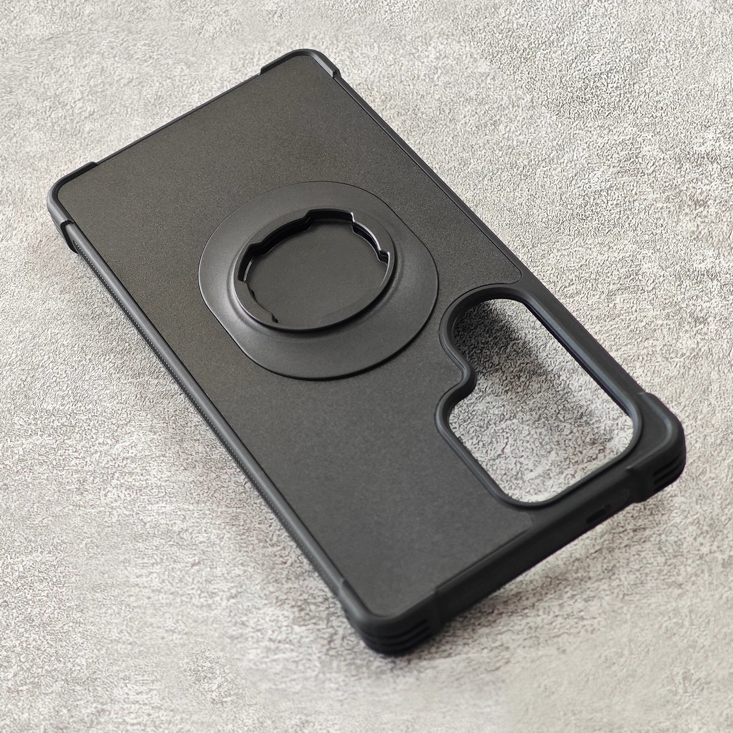 Shockproof Case for Samsung Galaxy S24/S25/S26 U/Plus Ultra fit Quad-style Motorcycle/Bike Holder/Car Mount with Lock-in Design