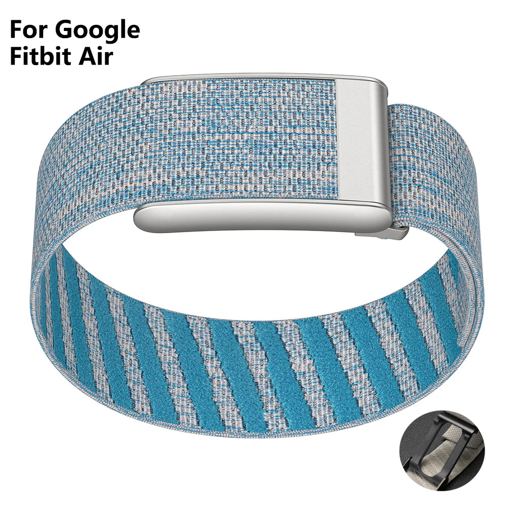 Nylon Loop Strap for Google Fitbit Air Change To Whoop 5.0 Sport Stretchy Watch Bracelet Soft Breathable Wristband for Women Men