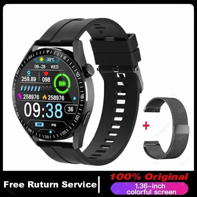 2026 New For Android ios Smart Watch Men HD AMOLED Screen GPS Motion trajectory Heart Rate Bluetooth Calls SmartWatch Waterproof