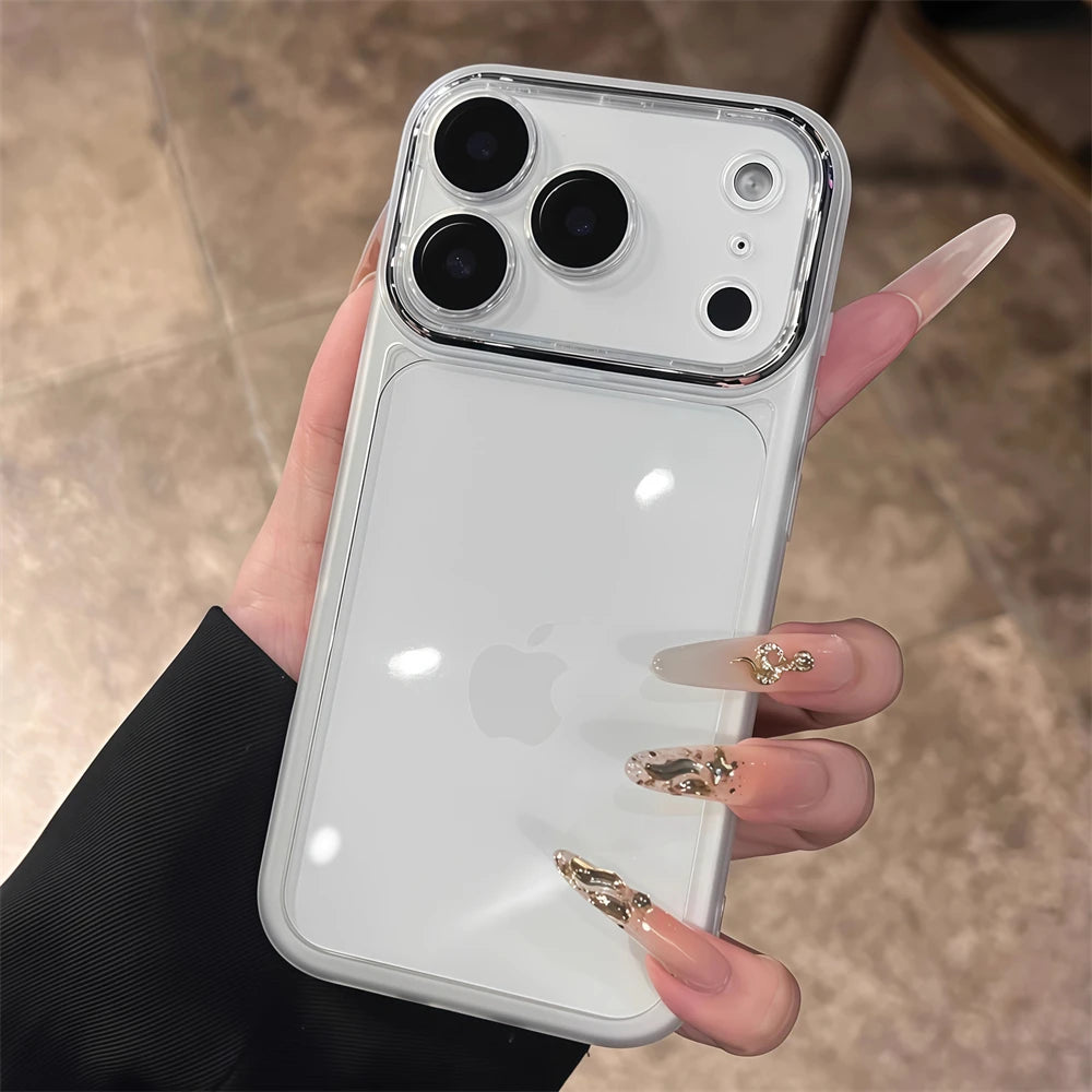 Camera Protection Transparent Phone Case For iPhone 17 Pro Max Air 16 15 14 Plus 13 12 Mini 11 Clear Shockproof Silicone Cover