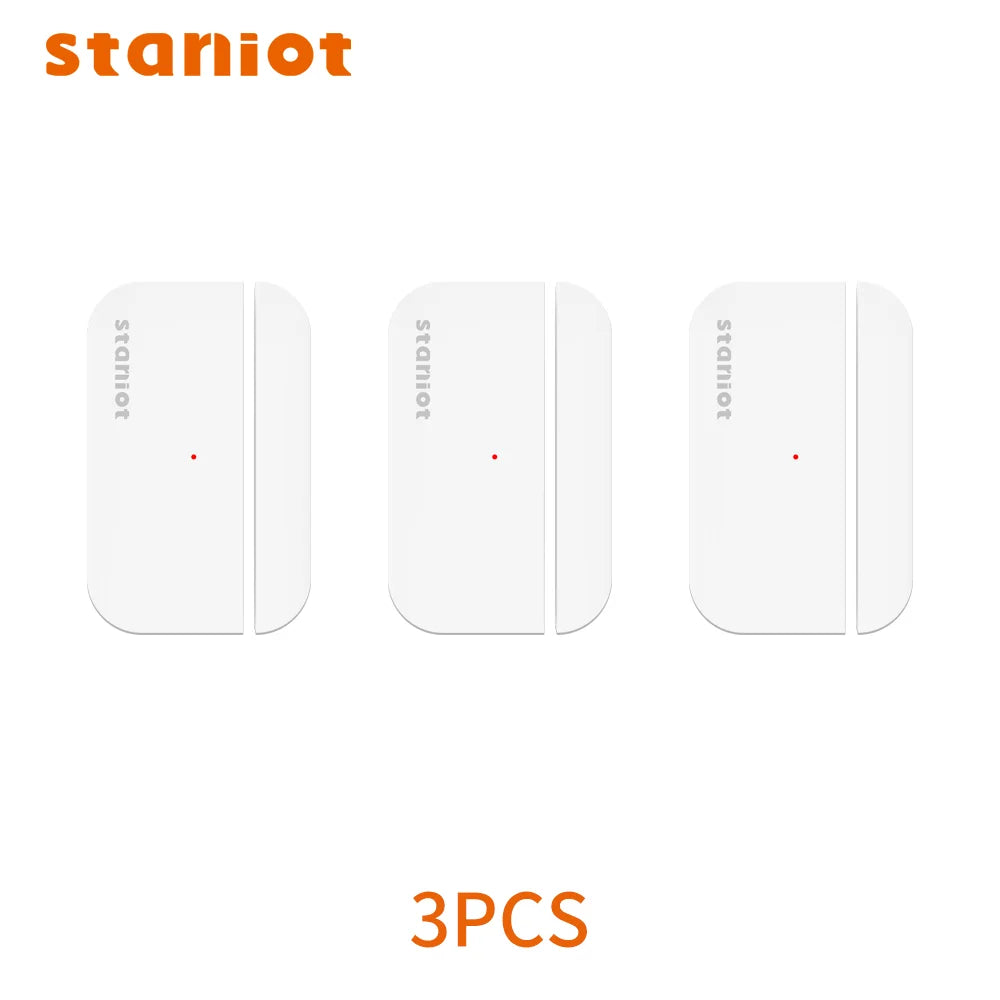 Staniot Door Sensor Wireless Smart Home Security Window Detector 5-Year Battery Life Door Open Closed Magnetic Contact Sensor