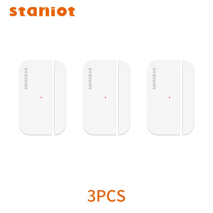 Staniot Door Sensor Wireless Smart Home Security Window Detector 5-Year Battery Life Door Open Closed Magnetic Contact Sensor