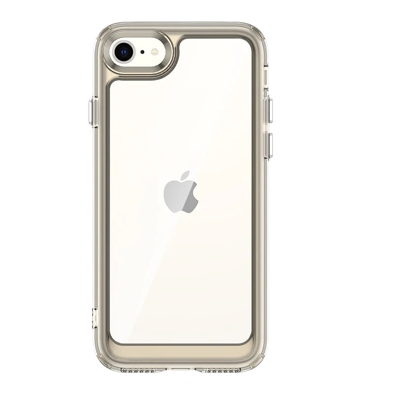 For iphone 17e Case For iphone 17e 16e Cover Coque Funda Hard Translucent Soft Frame Clear Back Phone Case iphone 17e
