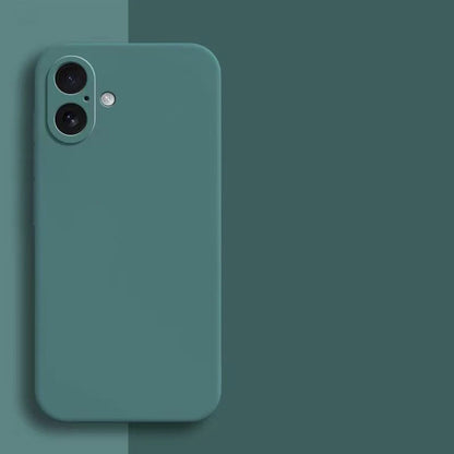 Liquid Silicone Phone Case for iphone 16 17 7 8 SE X XR Xs Max 11 12 13 mini 14 15 16 Plus 17 Pro Max 16e 17e Shockproof Cover