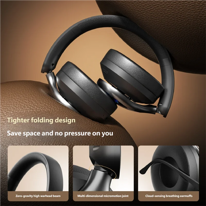 Acer Wireless Bluetooth 6.0 Headphones RGB Cool Lighting Foldable Over-Ear Headphones Stereo Effects for Travel Home Office